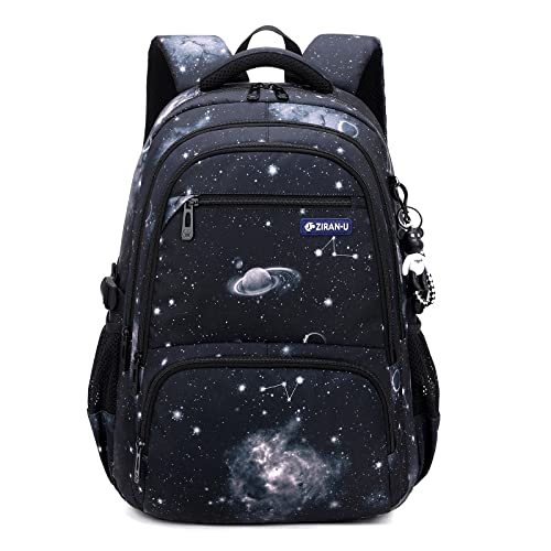 Amythe Schulrucksack Jungen Teenager Schulranzen, Schultasche mit Trolleygurten 16 Inch Wasserdicht Daypack Groß Nylon Lässig Kinderrucksack 3-9. Klasse für Schule und Reise